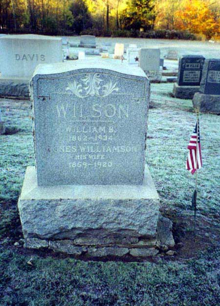Grave site of William B. Wilson