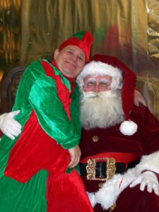 Gordy the Elf and Wellsboro Santa